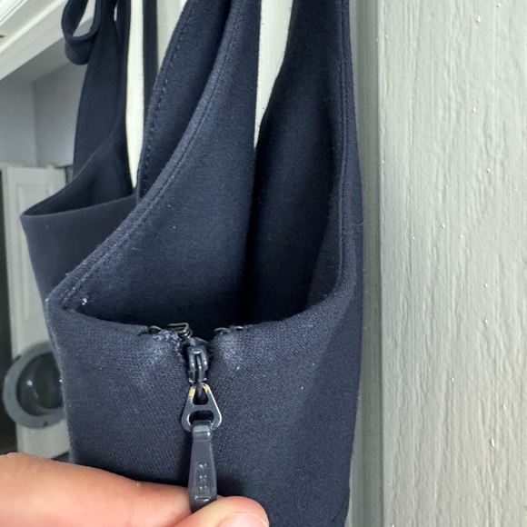 Cinq a Sept Jeanette Tie Strap Dress In Navy Dark Blue Mini Cocktail - Picture 5 of 5